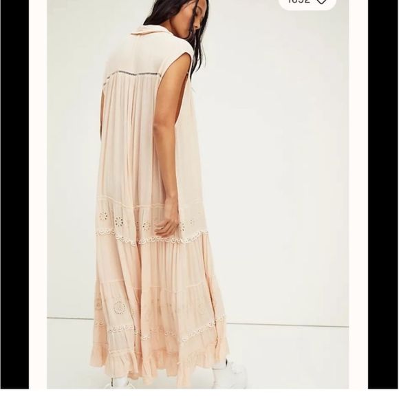 Free People maxi dress/duster - Picture 5 of 11
